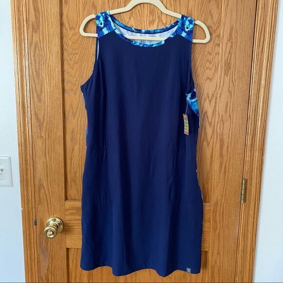 NEW Title Nine Sleeveless Tie Dye Mini Dress - Picture 1 of 5